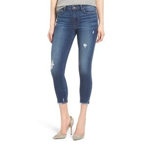 PAIGE Hoxton Crop in Nora Destruction, size 26